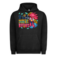 Pigment Black yall aint right with chicken Urban Hoodie - NancyCooperArtShop
