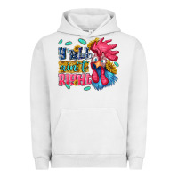 Pigment Lunar Rock yall aint right with chicken Urban Hoodie - NancyCooperArtShop