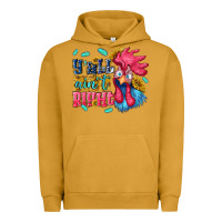 Pigment Peanut Butter yall aint right with chicken Urban Hoodie - NancyCooperArtShop