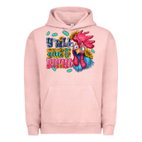 Pigment Salmon yall aint right with chicken Urban Hoodie - NancyCooperArtShop
