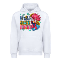 White yall aint right with chicken Urban Hoodie - NancyCooperArtShop