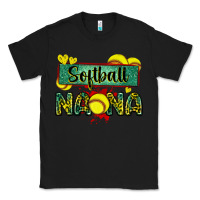Black softball nana with leopard Classic Tee - Zillion Design Studio