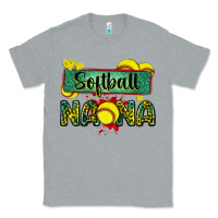 Heather Grey softball nana with leopard Classic Tee - Zillion Design Studio