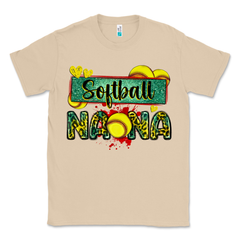 Softball Nana With Leopard Classic Tee by Zillion Design Studio | Teevron