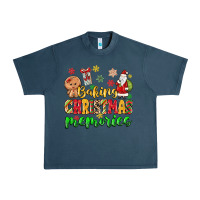 Midnight Navy baking christmas memories Urban Heavy Tee - MaliasSmallBusiness