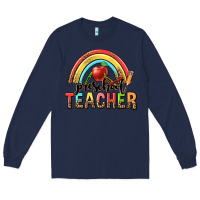 Navy preschool teacher Long Sleeve Tee - texasbilliewilder