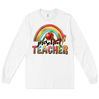 White preschool teacher Long Sleeve Tee - texasbilliewilder