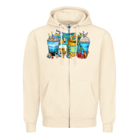 Sandshell hanukkah coffee cups Zipper Hoodie - Zillion Design Studio