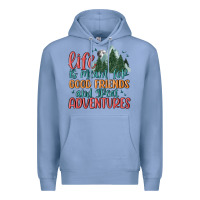 Colony Blue life is meant for good friends and great adventure Premium Hoodie - MaliasSmallBusiness