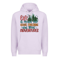 Lilac life is meant for good friends and great adventure Premium Hoodie - MaliasSmallBusiness