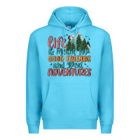 Ocean Blue life is meant for good friends and great adventure Premium Hoodie - MaliasSmallBusiness
