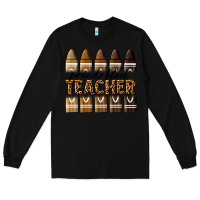 Black proud black teacher Long Sleeve Tee - texasbilliewilder