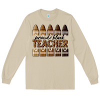 Mushroom proud black teacher Long Sleeve Tee - texasbilliewilder