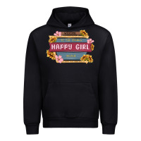 Black welcome to the fabulous happy girl avenue Urban Hoodie - MaliasSmallBusiness