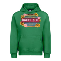 Emerald welcome to the fabulous happy girl avenue Urban Hoodie - MaliasSmallBusiness