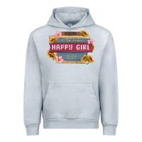 Heather Grey welcome to the fabulous happy girl avenue Urban Hoodie - MaliasSmallBusiness