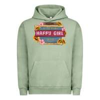Pigment Oil Green welcome to the fabulous happy girl avenue Urban Hoodie - MaliasSmallBusiness