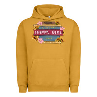 Pigment Peanut Butter welcome to the fabulous happy girl avenue Urban Hoodie - MaliasSmallBusiness