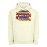 Pigment Pistachio welcome to the fabulous happy girl avenue Urban Hoodie - MaliasSmallBusiness