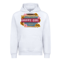 White welcome to the fabulous happy girl avenue Urban Hoodie - MaliasSmallBusiness