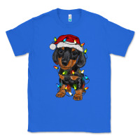 True Royal dachshund puppy christmas lights Classic Tee - RanaPortraitStore