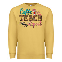 Antique Gold coffee teach repeat Premium Sweatshirt - BundleAndBundleShop