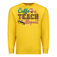 Lemon coffee teach repeat Premium Sweatshirt - BundleAndBundleShop