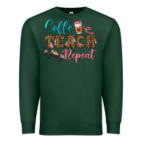 Sports Green coffee teach repeat Premium Sweatshirt - BundleAndBundleShop