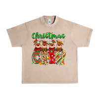 French Oak christmas crew  deer Urban Heavy Tee - MaliasSmallBusiness