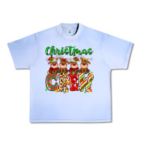 Grape Ice christmas crew  deer Urban Heavy Tee - MaliasSmallBusiness