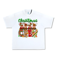 White christmas crew  deer Urban Heavy Tee - MaliasSmallBusiness