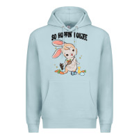 Blue Mist so hoppin boujee easter bunny  belt bag ins Premium Hoodie - MaliasSmallBusiness
