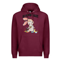 Burgundy so hoppin boujee easter bunny  belt bag ins Premium Hoodie - MaliasSmallBusiness