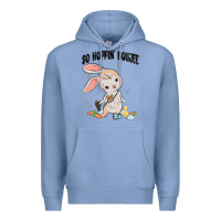 Colony Blue so hoppin boujee easter bunny  belt bag ins Premium Hoodie - MaliasSmallBusiness