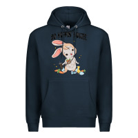 Navy so hoppin boujee easter bunny  belt bag ins Premium Hoodie - MaliasSmallBusiness