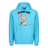 Ocean Blue so hoppin boujee easter bunny  belt bag ins Premium Hoodie - MaliasSmallBusiness