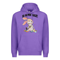 Purple so hoppin boujee easter bunny  belt bag ins Premium Hoodie - MaliasSmallBusiness