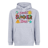 Heather Grey sweet summer time Heavyweight Hoodie - AdoDesignShop