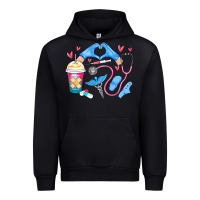 Black nurse life Urban Hoodie - MaliasSmallBusiness