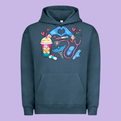 Nurse Life Urban Hoodie Designed By Maliassmallbusiness