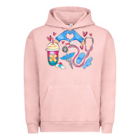 Pigment Salmon nurse life Urban Hoodie - MaliasSmallBusiness