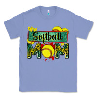 Colony Blue softball mom with leopard Classic Tee - Zillion Design Studio