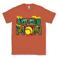 Copper softball mom with leopard Classic Tee - Zillion Design Studio