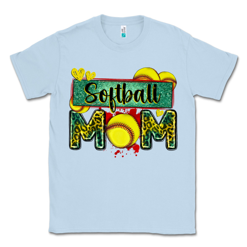 Softball Mom With Leopard Classic Tee by Zillion Design Studio | Teevron