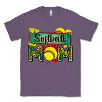 Lavender softball mom with leopard Classic Tee - Zillion Design Studio