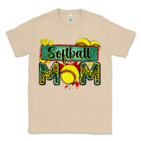 Mushroom softball mom with leopard Classic Tee - Zillion Design Studio