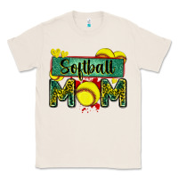 Natural softball mom with leopard Classic Tee - Zillion Design Studio