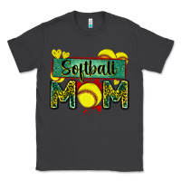 Smoke softball mom with leopard Classic Tee - Zillion Design Studio