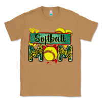 Toasted Coconut softball mom with leopard Classic Tee - Zillion Design Studio