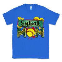 True Royal softball mom with leopard Classic Tee - Zillion Design Studio